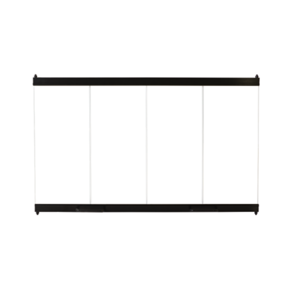 Superior Ebony Finish 50 Inch Mosaic Masonry Bi-Fold Door | BDMO50E