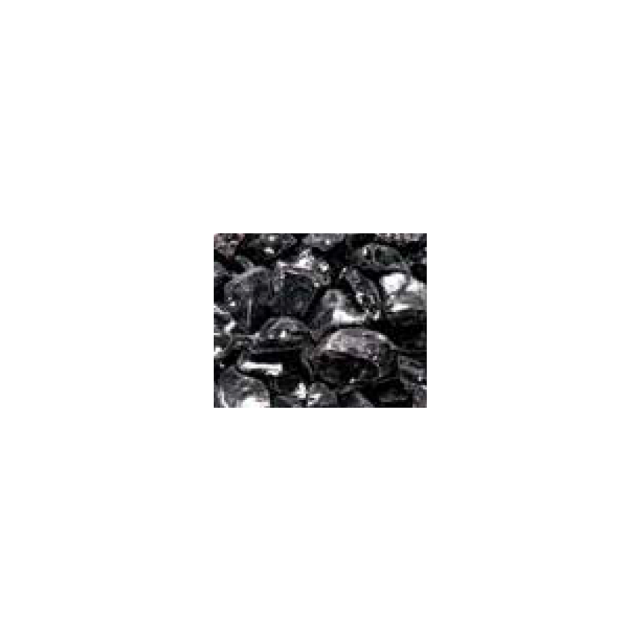 Superior Onyx Black Large Crushed Glass Media - 5lb bag | GLO-Black
