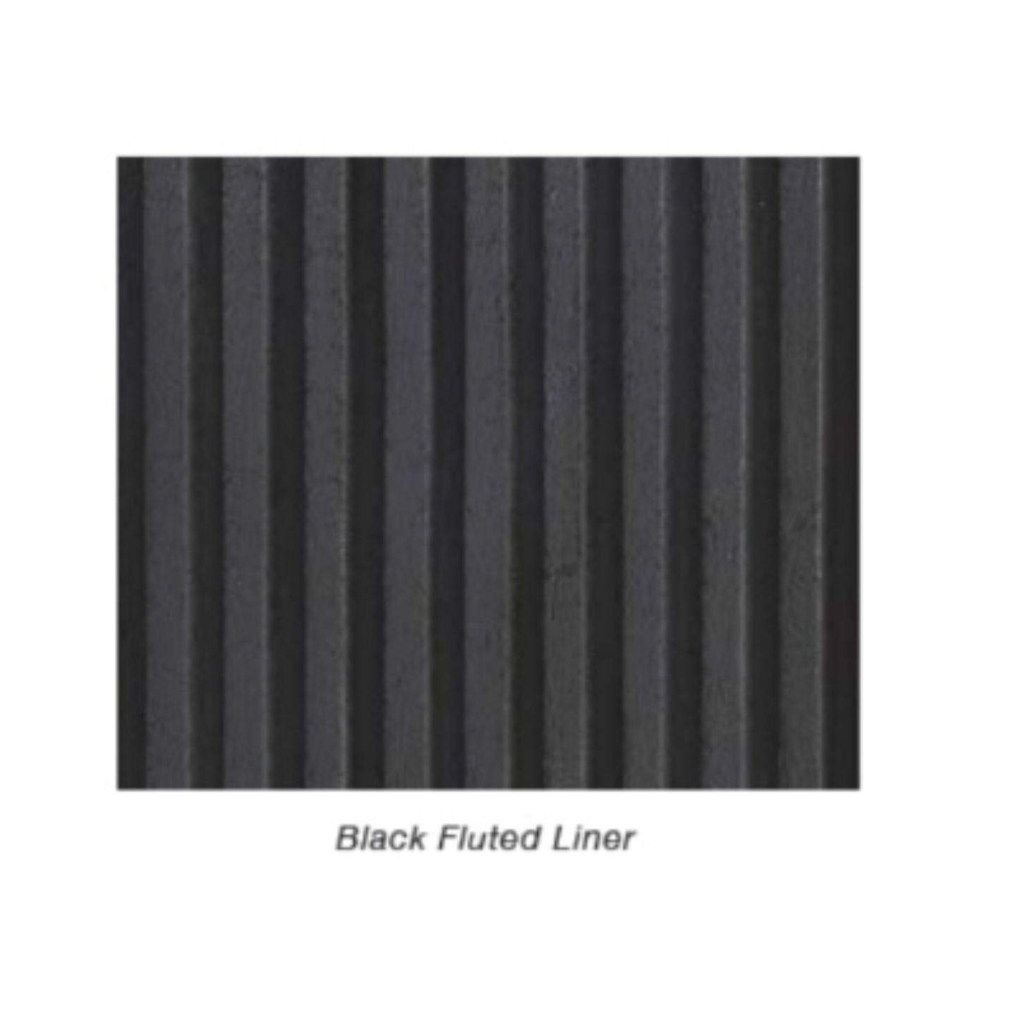 Empire Black Fluted Liner - DVP36PFLKR