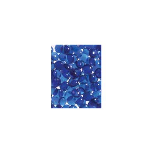Superior Blue Smooth Glass Pebbles - 6lb Bag | GP43B