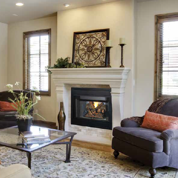 Superior 42 Inch B-Vent Radiant Gas Fireplace | BRT4342 – North