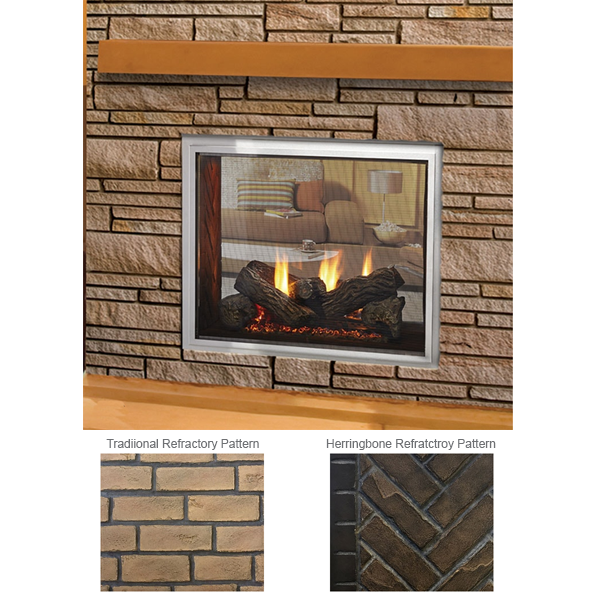 Majestic Herringbone Brick Refractory for Fortress 36 | ODFORTG36-IH