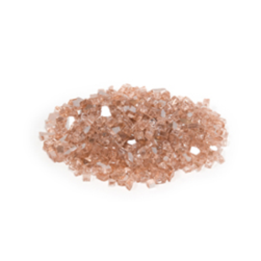 Realfyre Champagne‚ Reflective 1/4 Inch  Crushed Fire Glass 10 lbs - GL10CR