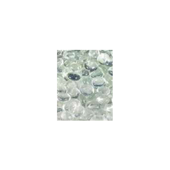 Superior Clear Smooth Glass Pebbles - 6lb Bag | GP43C