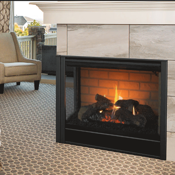 Majestic Corner Direct Vent Gas Fireplace | L/R-COR-DV36IN