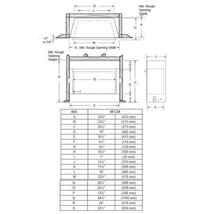 Empire Forest Hills 27 Portrait Style Cont DV Gas Fireplace | DVLL27