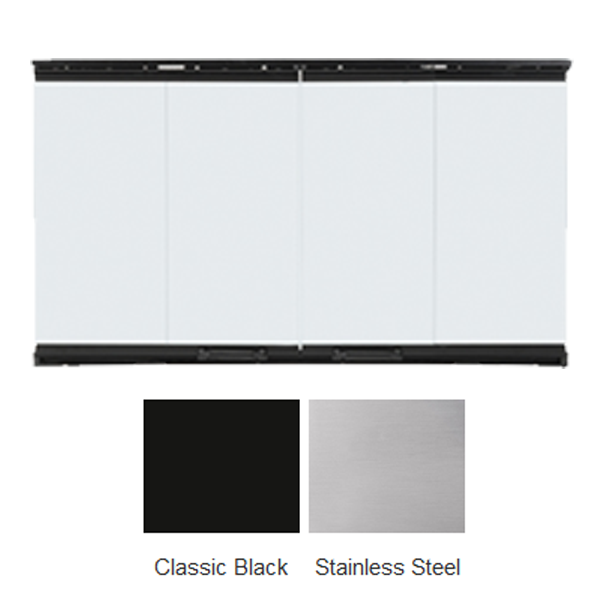 Majestic Original Bi-Fold Doors Black Trim For Royalton 42 | DM1042