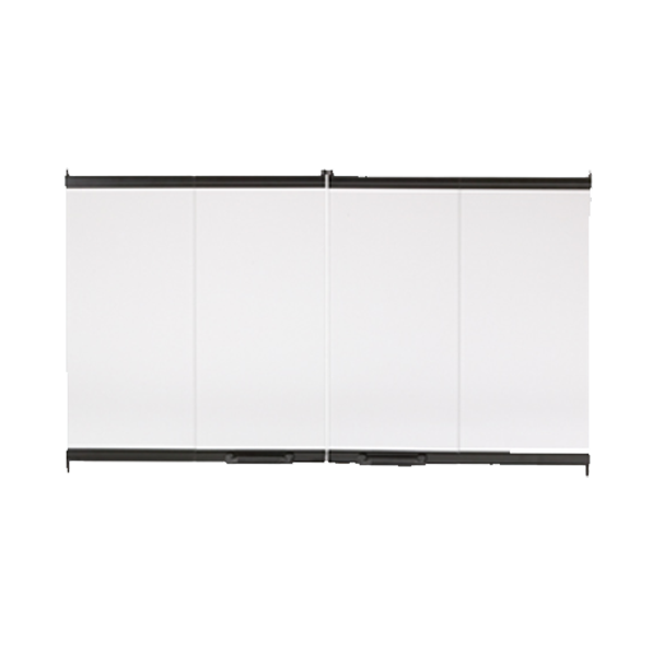 Majestic Bi-Fold Doors Black Trim for Designer See-Thru 42 | DM1242