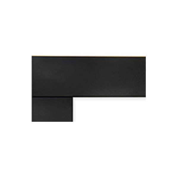 Superior Black Matte Decorative Surround | DS-BLK-RNCL45