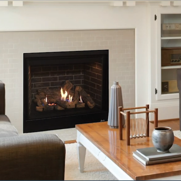 Superior 35 Inch Direct Vent Traditional Gas Fireplace | DRT3535