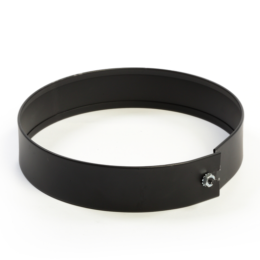 Kingsman 7 Inch Decorative Black Collar Venting Component - F7DBC