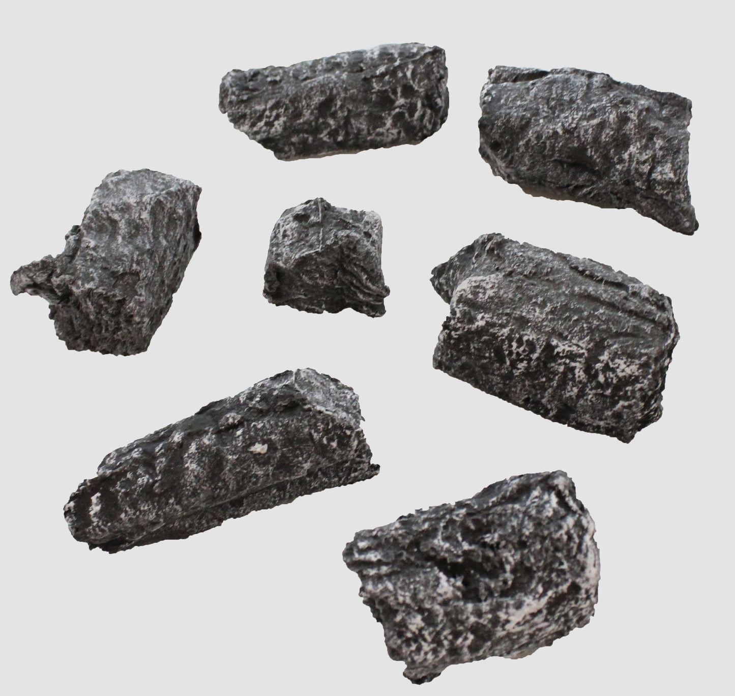 7 Decorative Charred Chips for Ember Bed