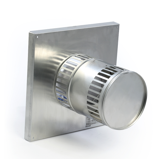 Kingsman Horizontal Round Vent Termination Venting Component - FDVHT