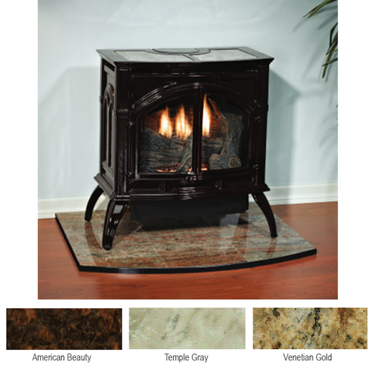 Empire Venetian Gold Stone Inlay for Cast Iron Stove 30 | CSI8V