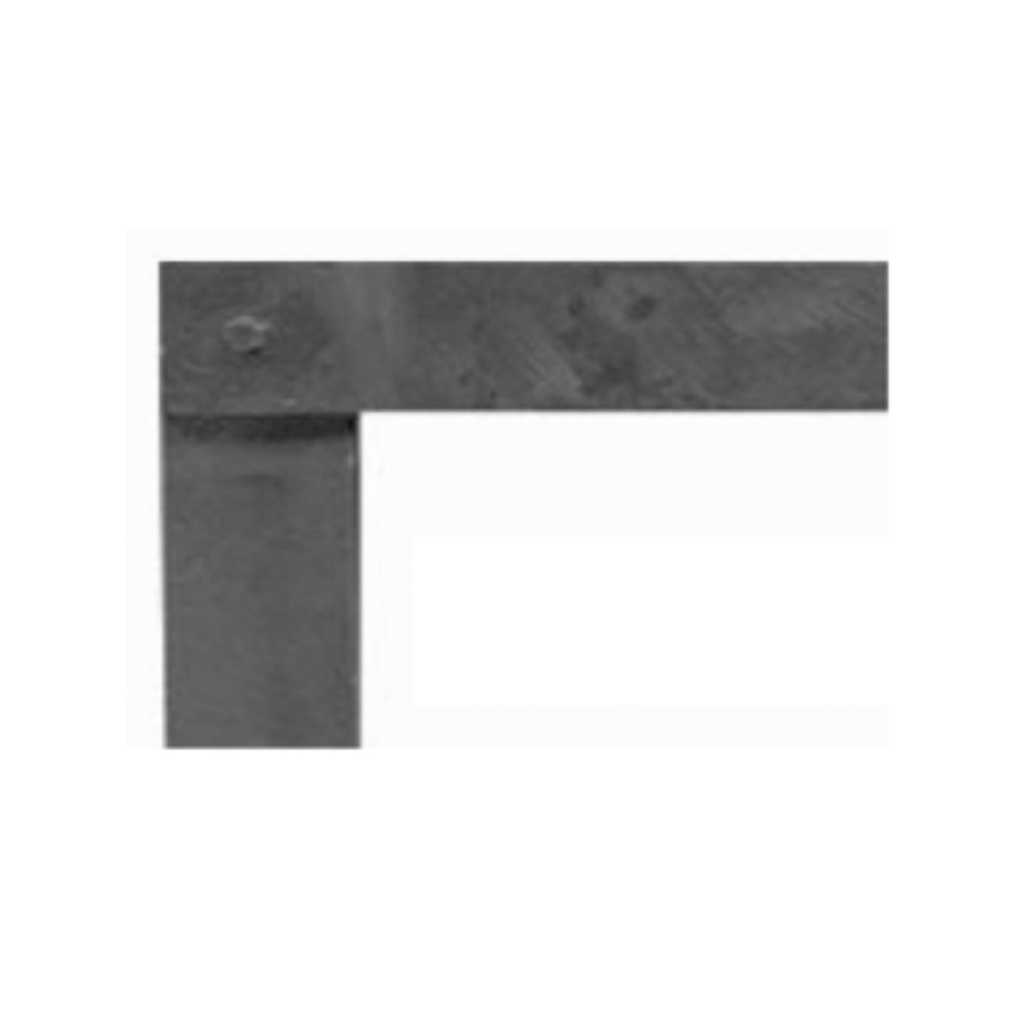 Empire Distress Pewter 3 Inch Forged Iron Front - DFF36LFPD