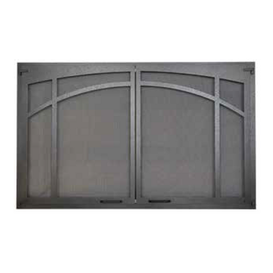Superior Textured Iron Arched Screen Door | ASD4224-TI