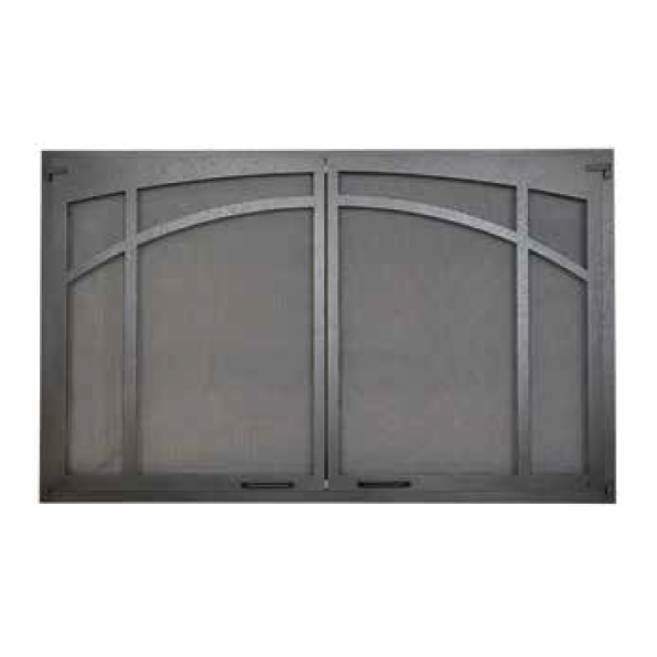 Superior Textured Iron Arched Screen Door | ASD3224-TI