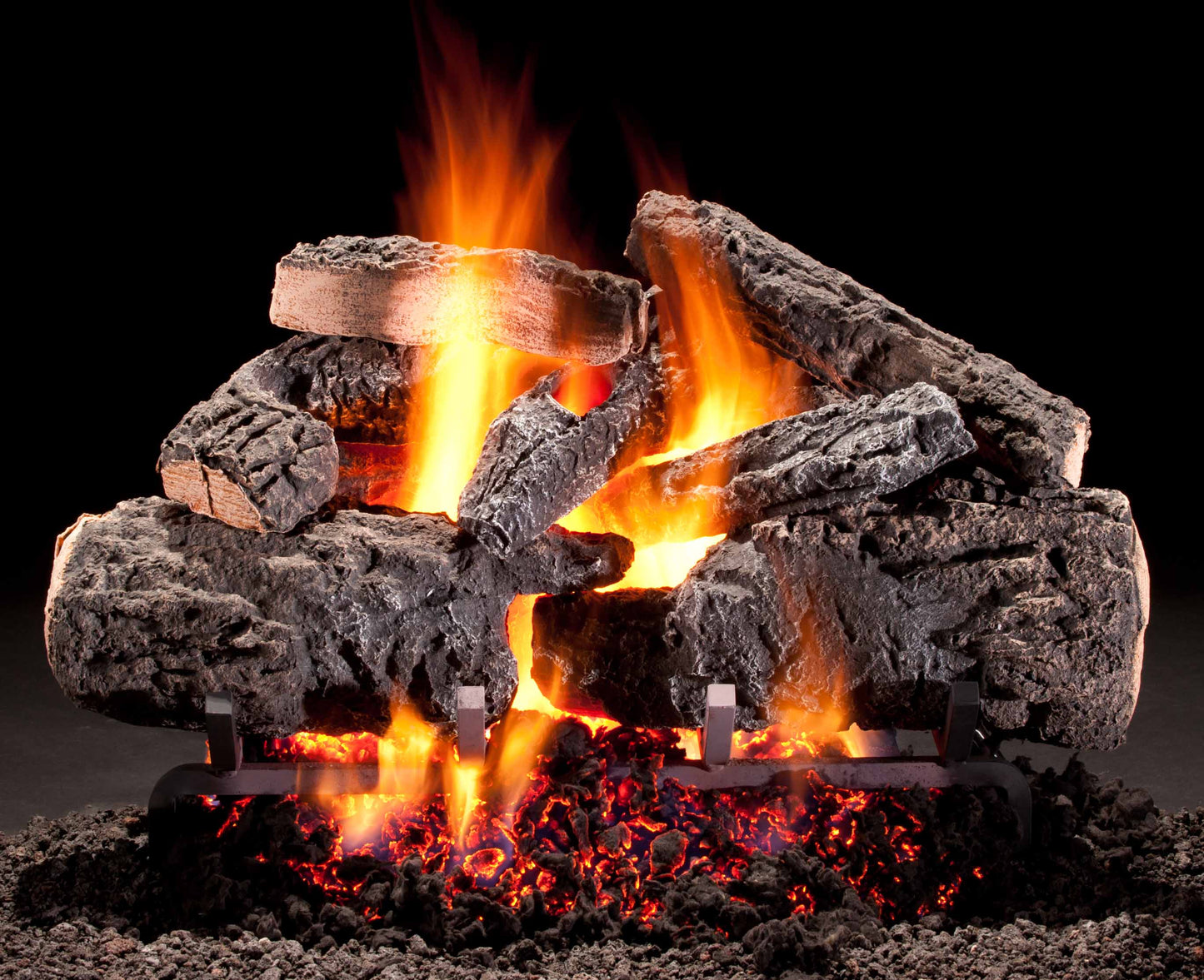 Hargrove 30 Inch See Through Vented Log Set Variable Flame with Remote - 30RNST1F5
