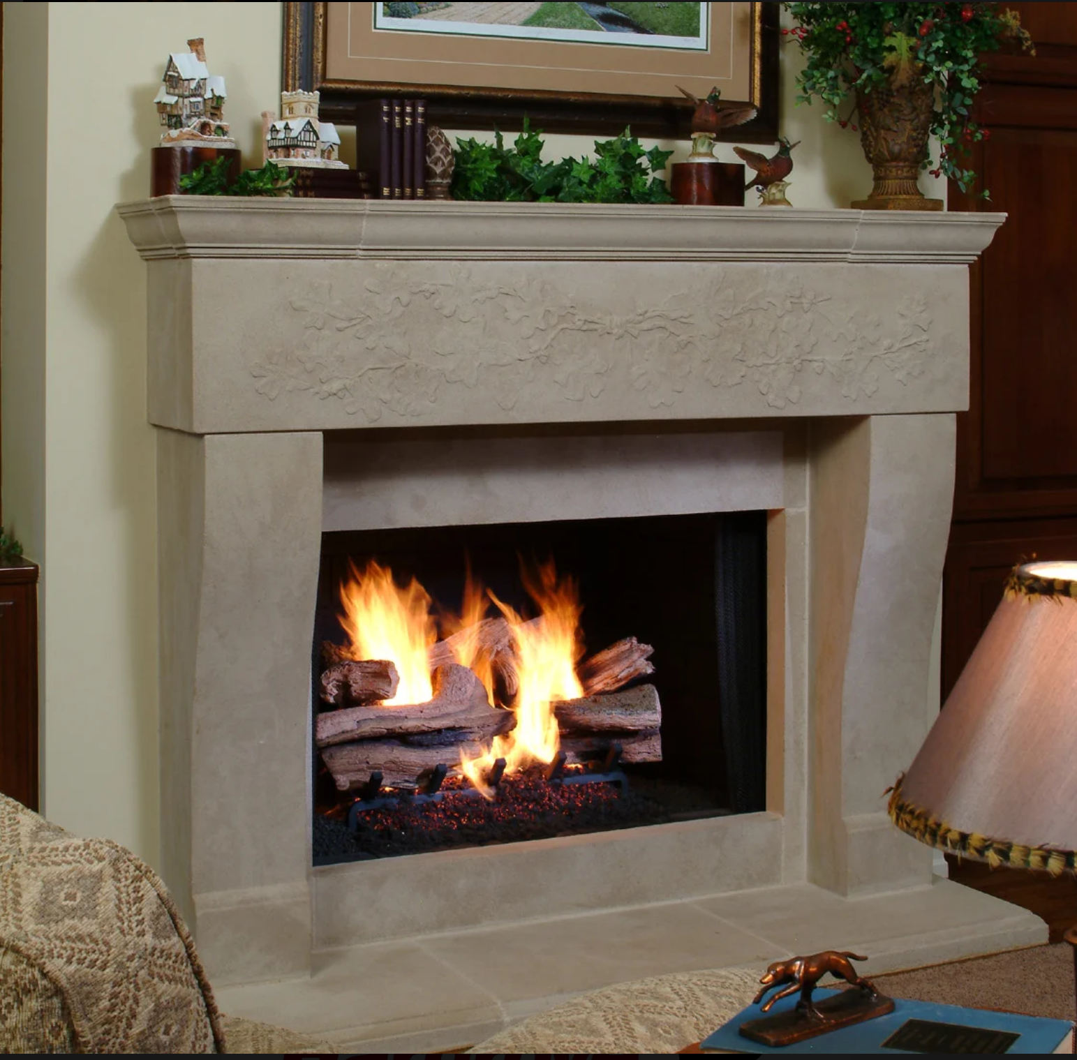 Hargrove 30 Inch Stacked Large Vented Log Set Match Light - 30SNDS0A8