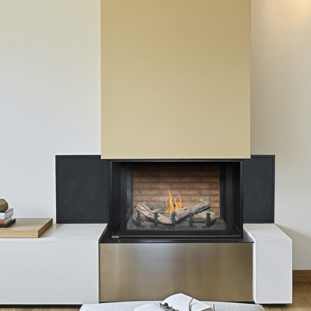 Montigo Divine Bay 38 Traditional Multi-Sided Direct-Vent Gas Fireplac ...