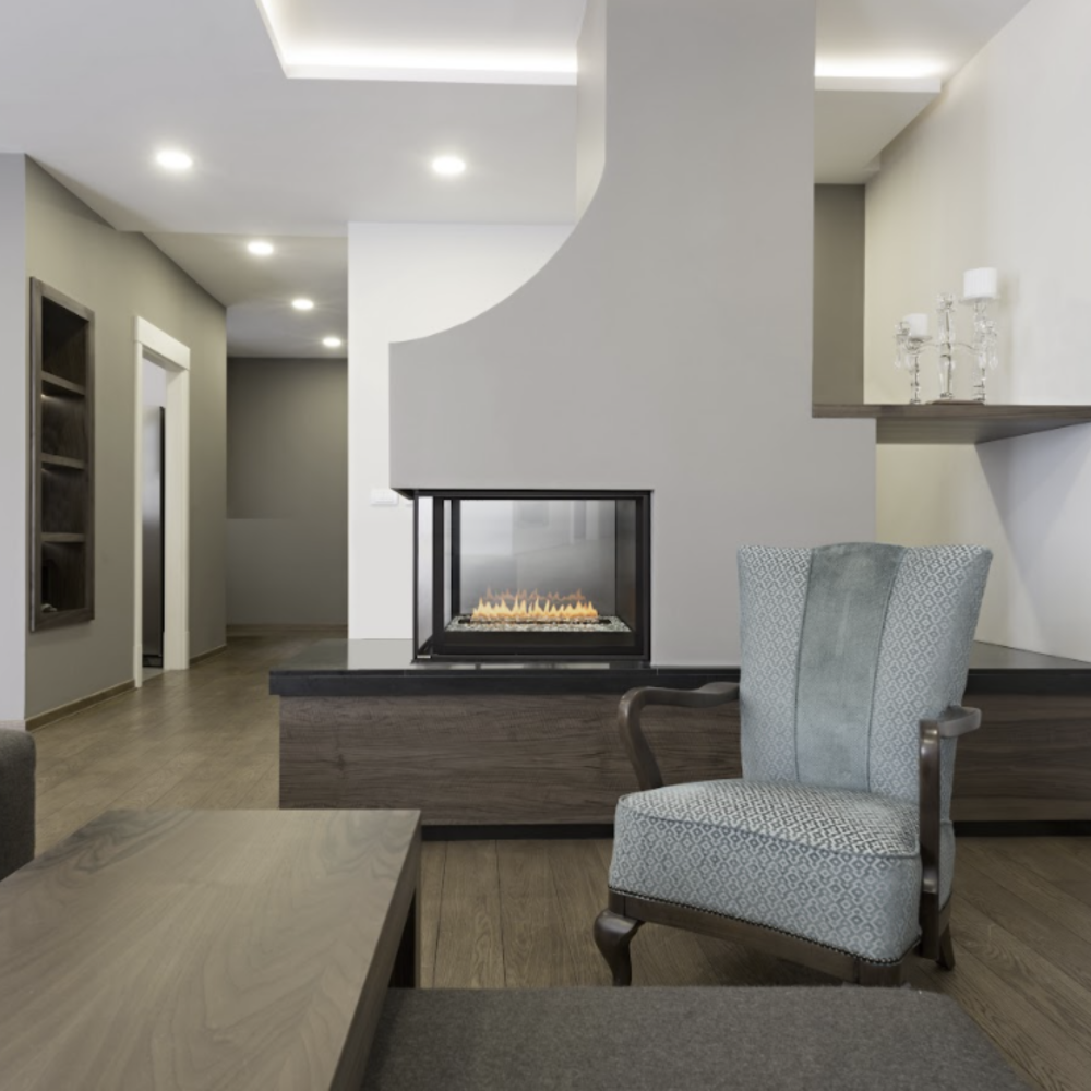 Montigo Divine Multi-Sided 38 Contemporary Corner Direct-Vent Gas Fire ...