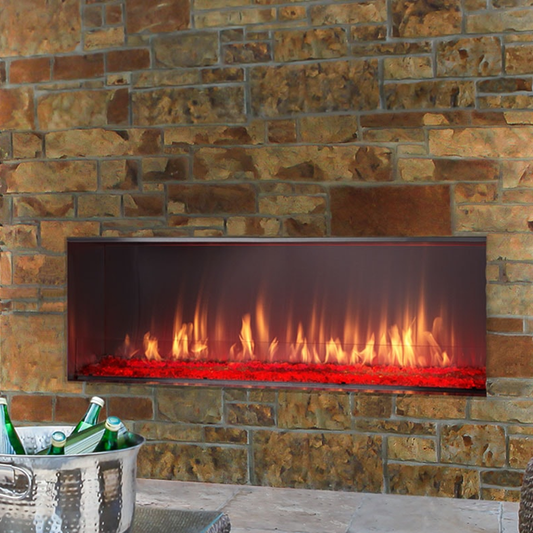 Majestic Lanai Linear Outdoor Gas Fireplace | ODLANAIG-51