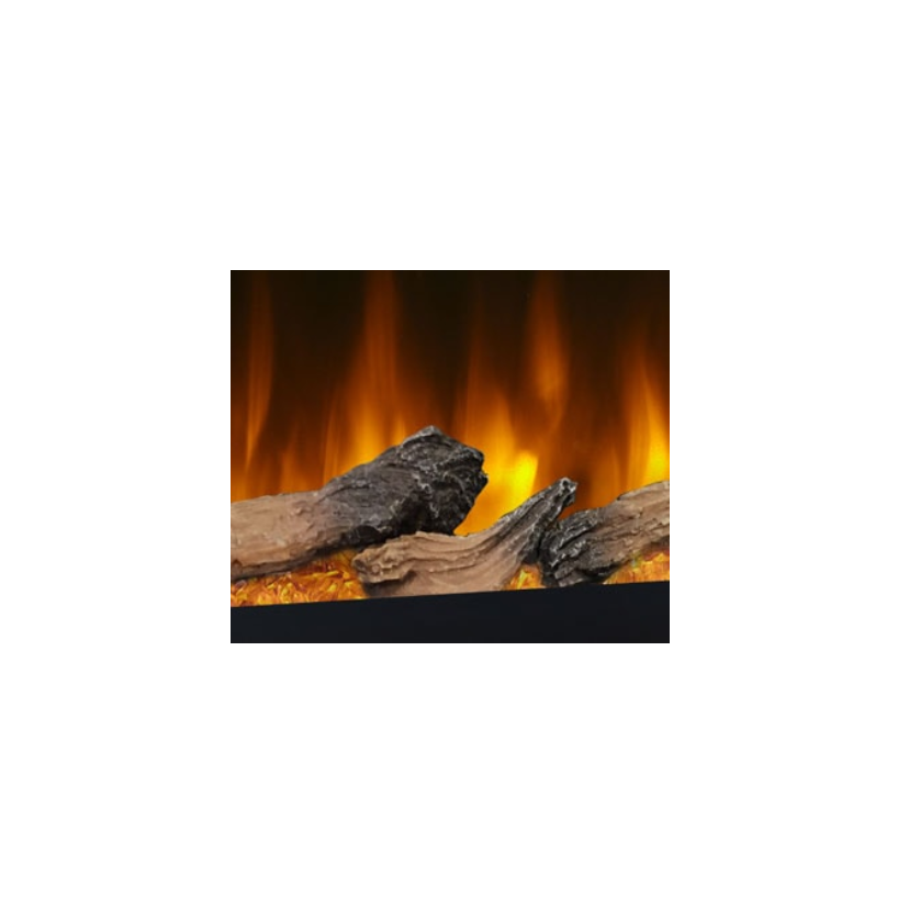 SimpliFire Log Set for Allusion Electric Fireplace | SF-MEDIA-LOGS