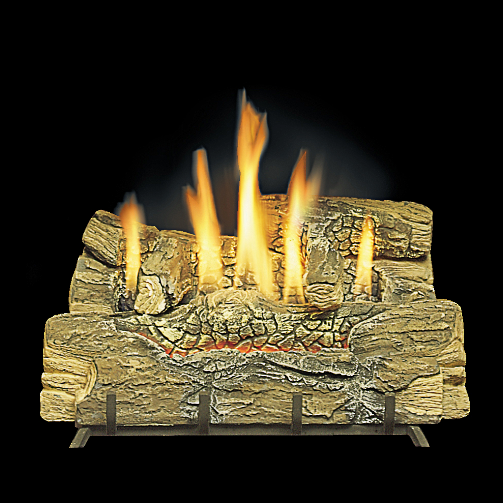 Kingsman 24 Inch Fiber Split Oak Log Set Media Kit - LOGF24
