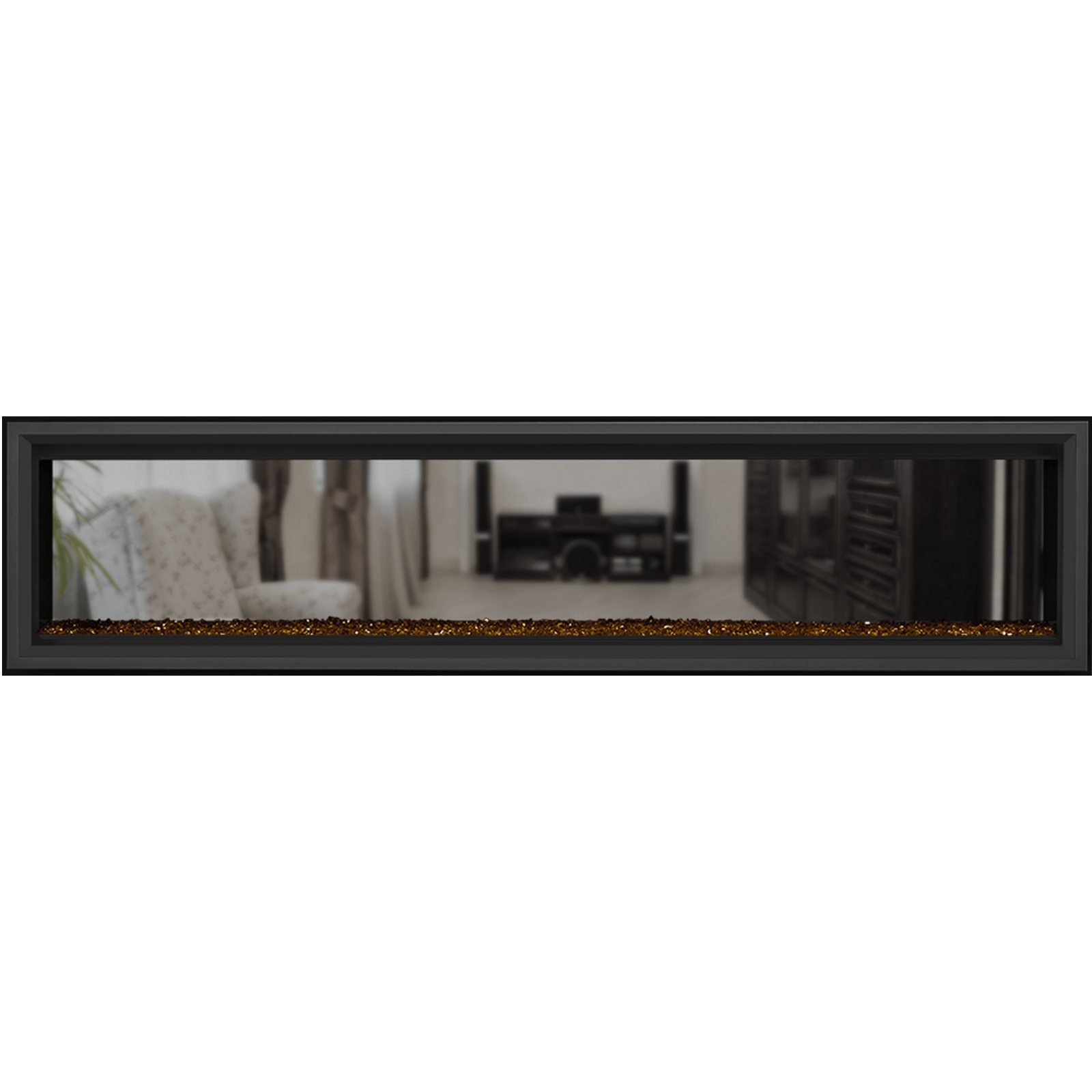 Napoleon Vector 74 SeeThru Linear Direct-Vent Gas Fireplace | LV74N2