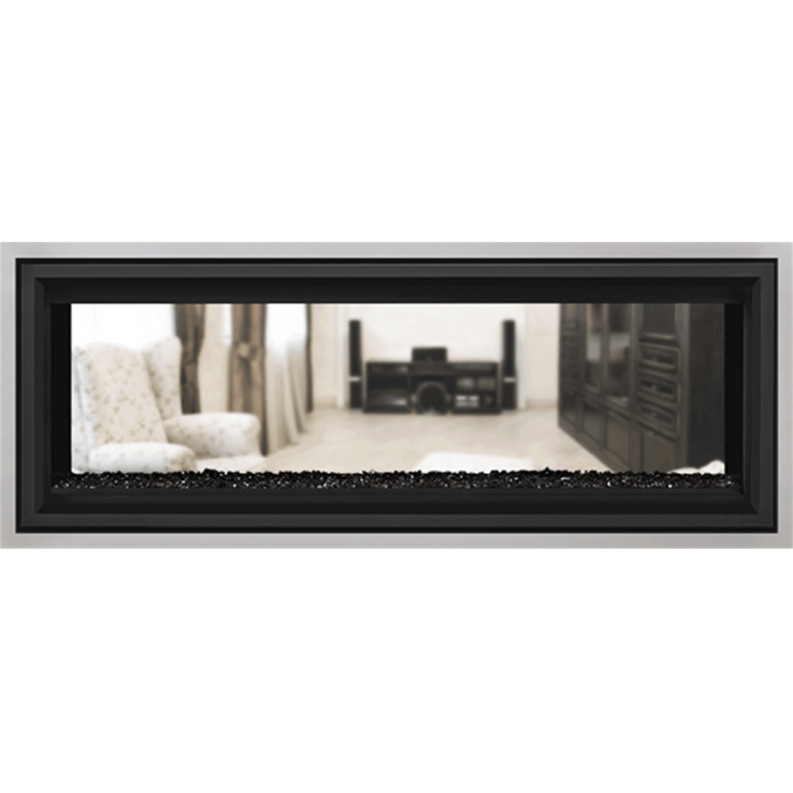 Napoleon Vector 50 SeeThru Linear Direct-Vent Gas Fireplace | LV50N2-2