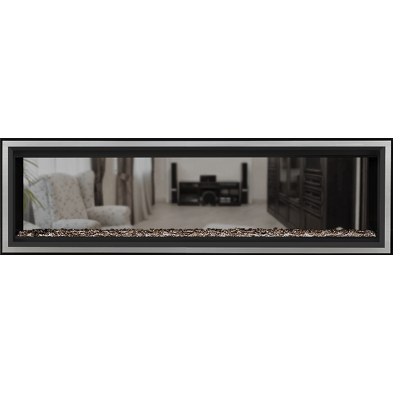 Napoleon Vector 62 SeeThru Linear Direct-Vent Gas Fireplace | LV62N2