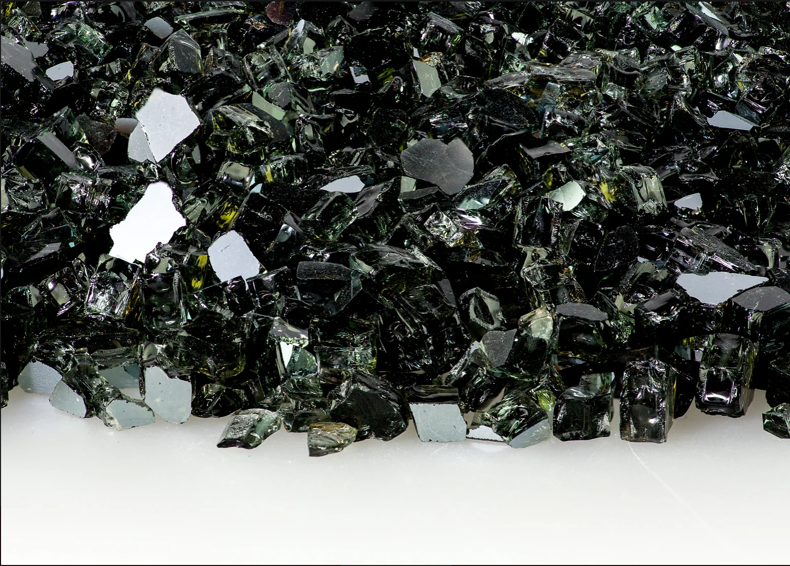 Midnight Black 1/2 Inch Fireglass (10 Lb Bag)