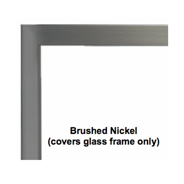Empire 2 Inch Brushed Nickel Beveled Window Frame | DF602NB