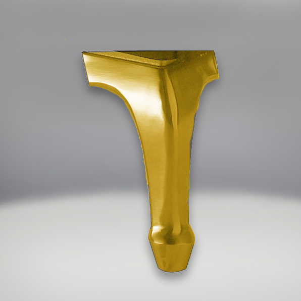 Napoleon Ornamental Cast Iron Gold Plated 24k Leg Set | 202CG