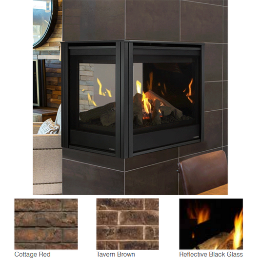 Majestic Tavern Brown Brick for Pearl II Peninsula 36 | BRICKPIER36TB