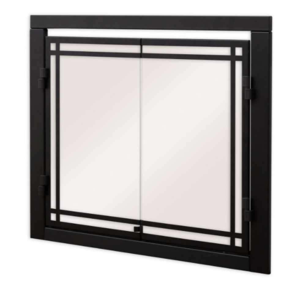 Dimplex Portrait Revillusion 36 Inch  Double Glass Decorative Doors - RBFDOOR36P