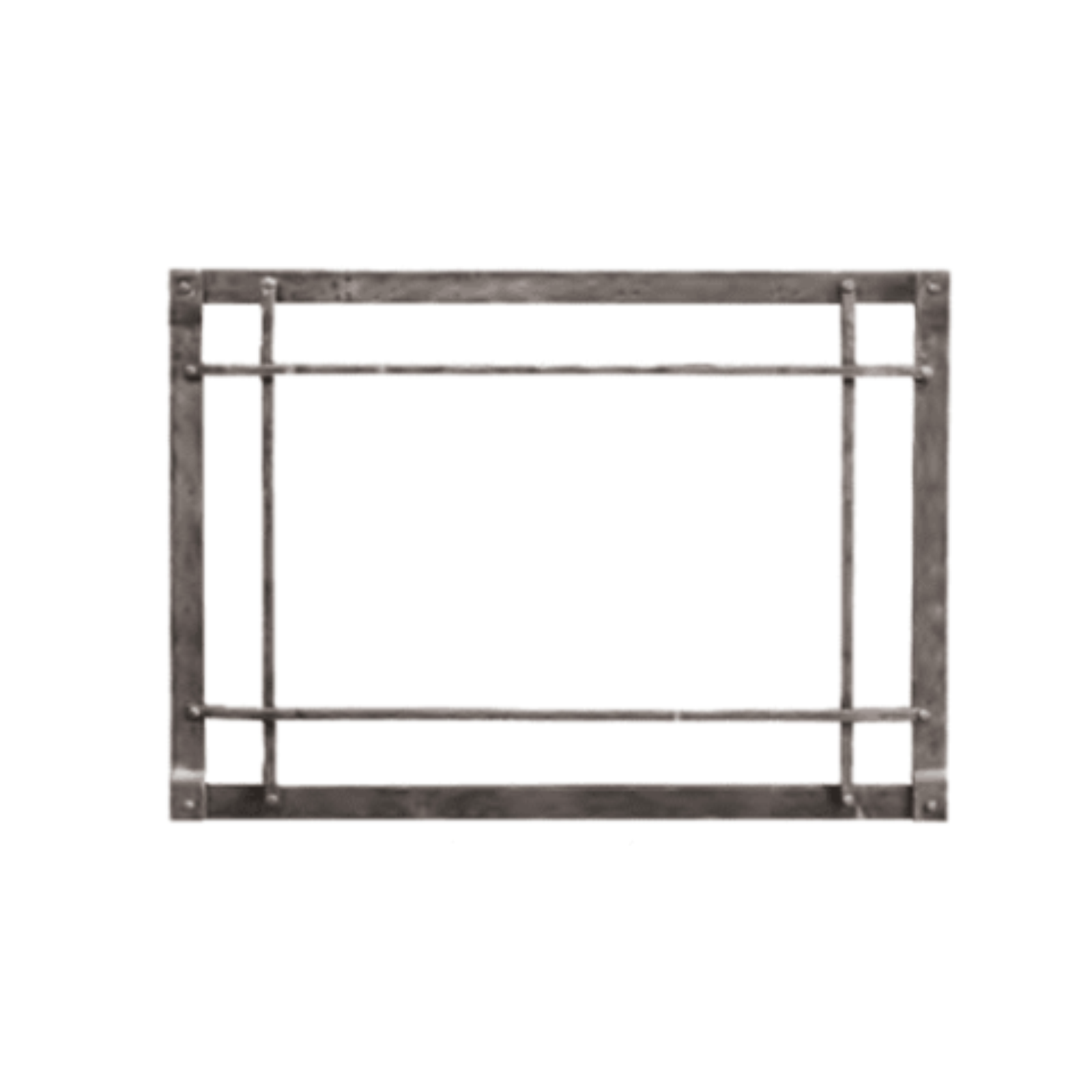 Empire Distress Pewter Rectangular Forged Iron Front - DFF35CPD