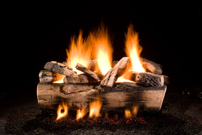 Hargrove 60 Inch Stacked Large Vented Log Set Hi Cap Millivolt - 60SNDS2B8