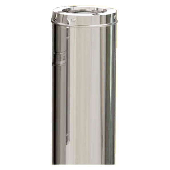Superior 7" Diameter Wood Burning 36" SS Chimney Length | 7SPS36