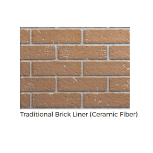 Empire Traditional Brick Liner for Breckenridge Deluxe 42 - VBP42SF