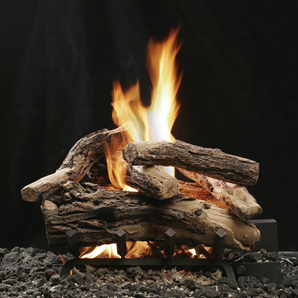 Kingsman 18 Inch Split Oak Log Set Media Kit - VLOG18