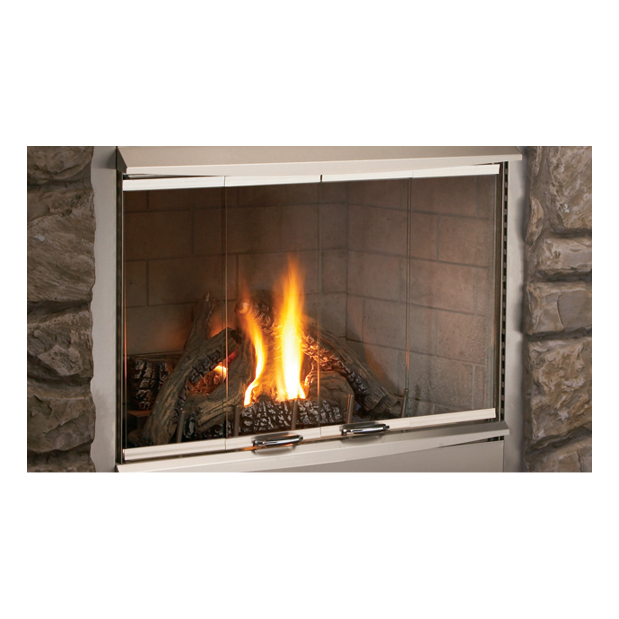 Superior 36 Inch Vent Free Outdoor Gas Fireplace | VRE4336