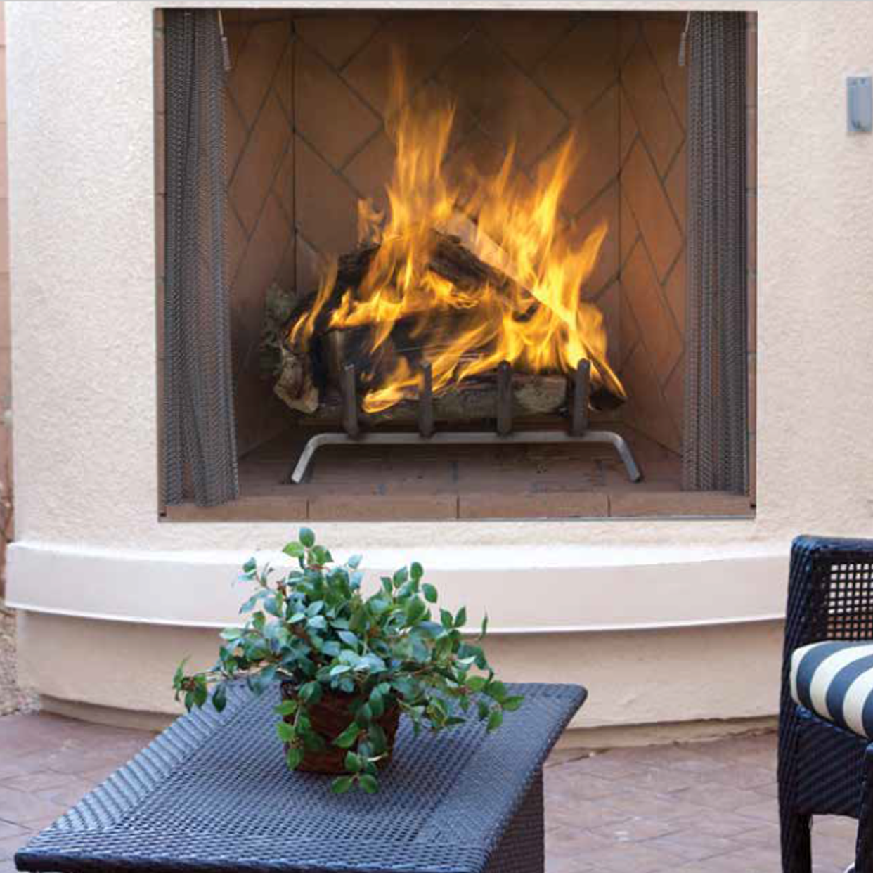 Superior 50 Inch Outdoor Wood Fireplace | WRE6050