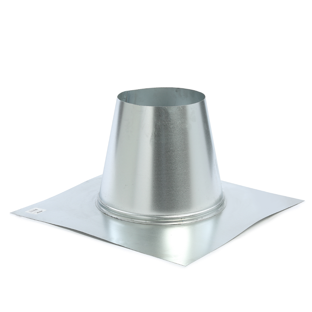 Kingsman 7 Inch Flashing with Storm Collar Flat for Vertical Venting Venting Component - ZDVAF3